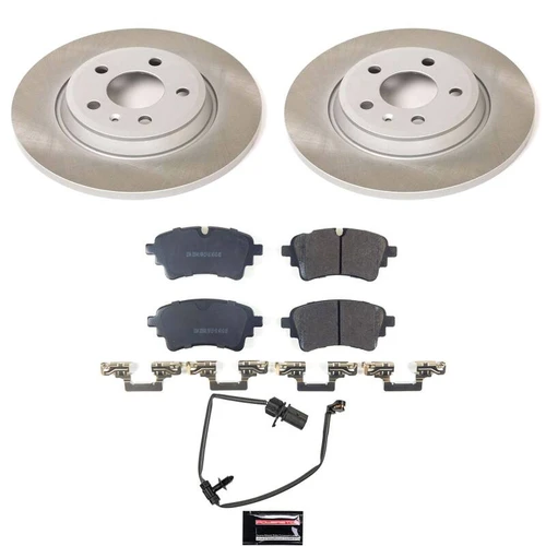 Power Stop 2020 Audi A4 Rear Semi-Coated Rotor Kit - SC8648 Photo - Primary