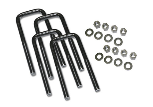 Superlift U-Bolt 4 Pack 9/16x2-1/2x8 - Square w/ Hardware - 10424SUP Photo - Primary