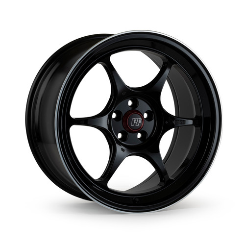 Enkei PF06 19x8 5x112 45mm Offset 75mm Bore Black Machined Wheel (MOQ 40) - 545-980-4445BKM Photo - Primary