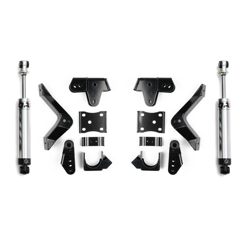 QA1 2019+ Chevrolet Silverado / GMC Sierra 1500 Single Adjustable Rear Drop Kit - 3in to 5in Drop - RDK52633 Photo - Primary