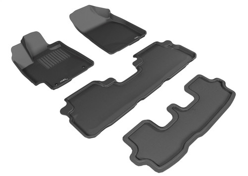 3D MAXpider 08-13 Toyota Highlander (Gas Only) Kagu Black Full Set - L1TY15001509 Photo - Primary