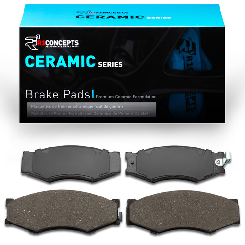 R1 82-97 Nissan Pickup Hardbody Front Ceramic Brake Pads - 2310-0266-00 Photo - Primary