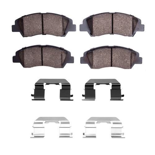 R1 15-23 Hyundai Grand I10 Front Ceramic Brake Pads & Hardware Kit - 2310-1935-01 Photo - Primary