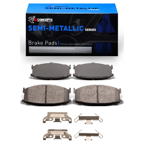R1 79-82 Mazda 626 Front Semi Met Brake Pads & Hardware Kit - 2311-0175-01 Photo - Primary
