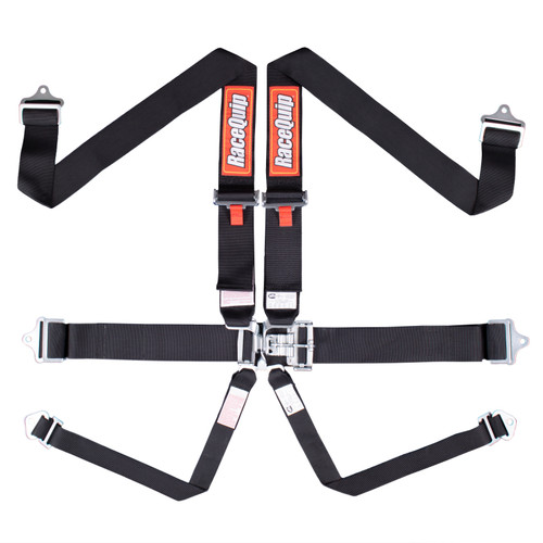 RaceQuip Black L & L 6pt Seat Belt - 712002RQP Photo - Primary