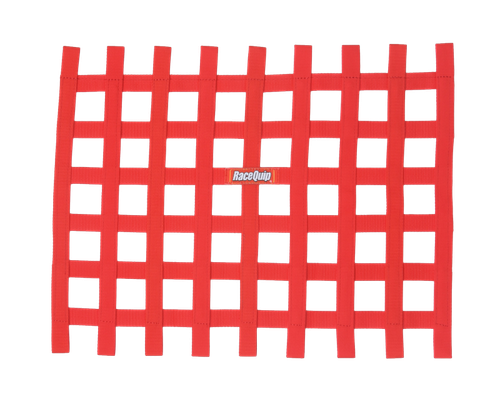 RaceQuip Red Ribbon Window Net - 721015RQP Photo - Primary