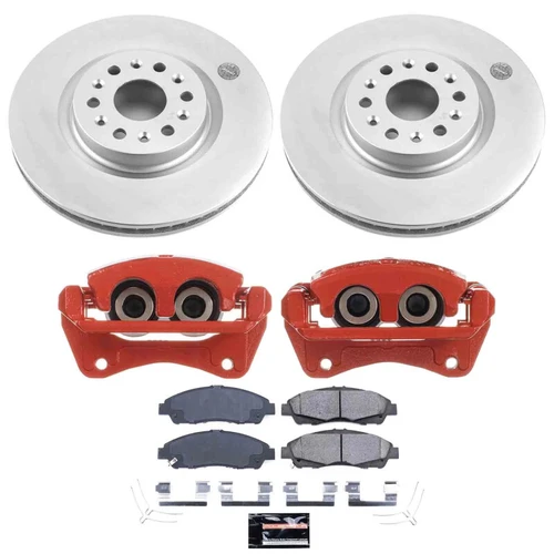 Power Stop 17-20 Cadillac XT5 Front Z23 Coated Kit w/Powder Coated Calipers - CPC7883-23 User 1