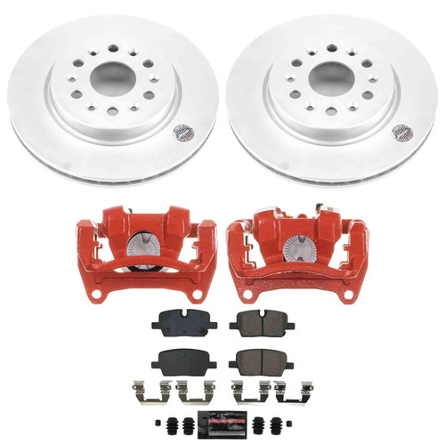 Power Stop 21-24 Buick Enclave Rear Z23 Coated Kit w/Powder Coated Calipers - CPC8683-23 User 1
