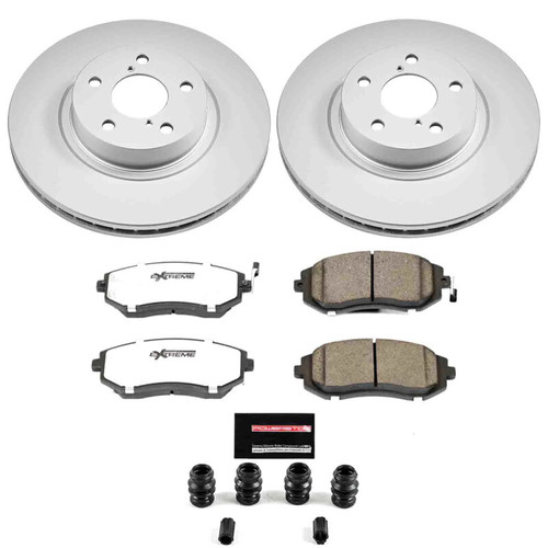 Power Stop 05-06 Saab 9-2X Front Z26 Coated Brake Kit - CPK1124-26 User 1