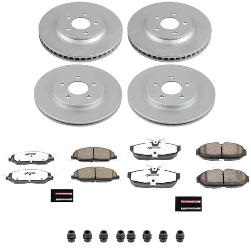 Power Stop 05-10 Ford Mustang Front and Rear Z26 Coated Brake Kit - CPK1381-26 User 1