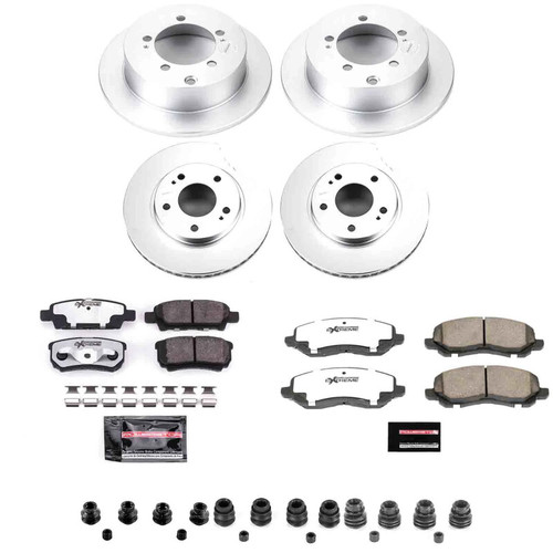 Power Stop 04-06 Mitsubishi Lancer Front and Rear Z26 Coated Brake Kit - CPK1682-26 User 1
