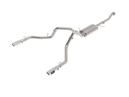 aFe 21-26 Ford F150 Tremor Vulcan Series 3IN 304SS Cat-Back Exhaust Dual Rear Exit w/Polished Tip - 49-33157-P Photo - Primary