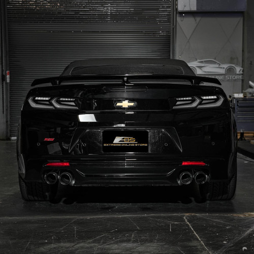 EOS LED Tail Lights Sequential Signal C8 Style - Smoked Lens - 16-18 Camaro SS / ZL1 (TL-1499-SM)