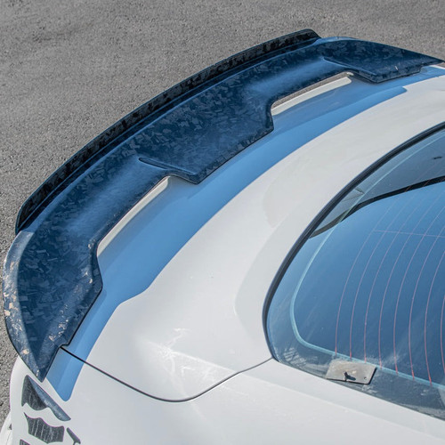 EOS GT500 Style Wickerbill Rear Spoiler - Forged Carbon Fiber - 15-23 Ford Mustang