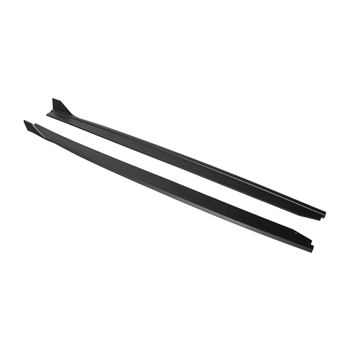 EOS GT350 Style Side Skirt Extensions - Matte Black - 15-23 Ford Mustang