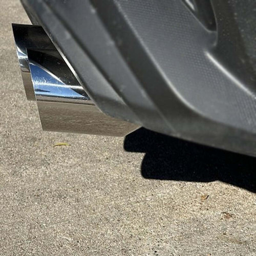 BLOX Racing 2022+ WRX Muffler Delete / Axle Back Single Wall 4in - Polished Tips - BXEX-51106