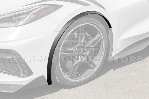 EOS Wheel Well Arches - Front - Matte Black - C8 Corvette