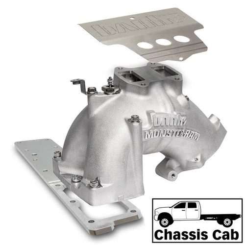 Banks Power 07.5-12 Ram Cab Chassis 6.7L Diesel Monster-Ram Intake System w/Fuel Line - Natural - 42806-N Photo - Primary