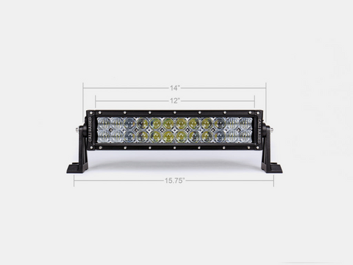 Cali Raised 14 Dual Row 5D Optic Osram Led Bar - Combo - CR2301