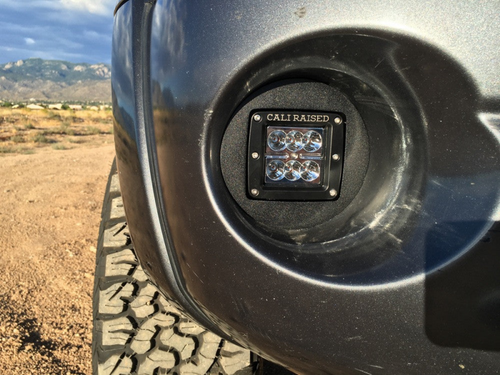 Cali Raised 2005-2011 Toyota Tacoma Led Fog Light Pod Rep Brackets Kit - Brackets W/ 18W Pods - CR2456