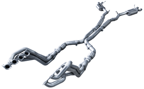 ARH 1 7/8" Long Tube Headers w. Catted X-Pipe w. Mufflers - 15-20 Mustang GT350 ARH 1 7/8" Long Tube Headers w. Catted X-Pipe w. Mufflers - 15-20 Mustang GT350