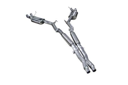 ARH Catback Exhaust w. Quad Tips - 15-20 Mustang GT350