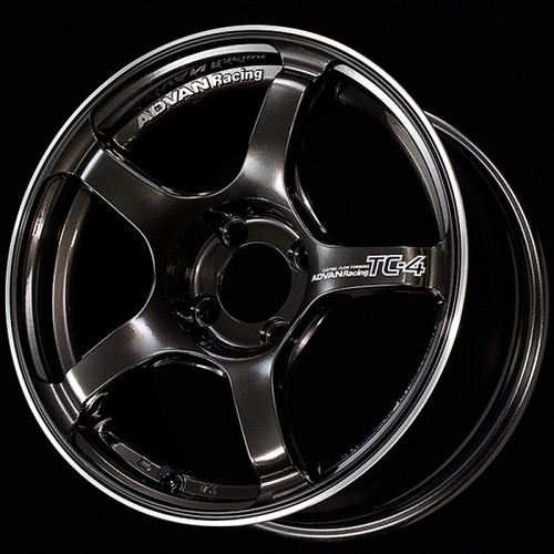 Advan TC4 16x8.0 +38 4-100 Racing Black Gunmetallic & Ring Wheel - YAD6G38ABGR User 1