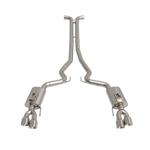 Kooks 3" Catback Exhaust H-Pipe w. Black Tips - OEM Connection - 18-23 Mustang GT S550