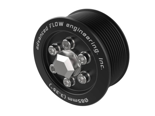 aFe Power 3.35 Upper Pulley w. Hub - Hellcat / TRX / Trackhawk