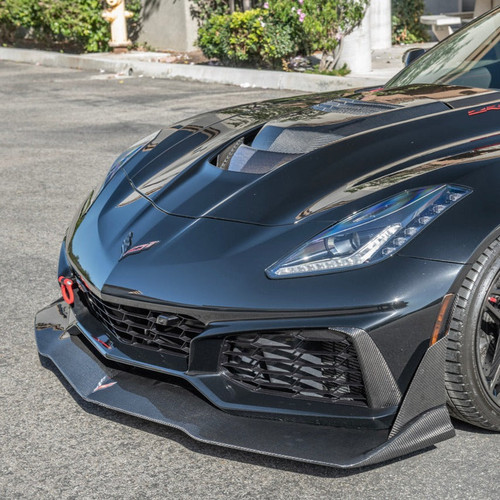 EOS ZR1 Front Splitter & Winglets - Carbon Fiber - C7 Corvette ZR1 EOS ZR1 Front Splitter & Winglets - Carbon Fiber - C7 Corvette ZR1