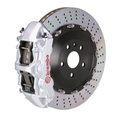 Brembo 24+ BMW M30i/530i xDrive/24+ 540i xDrive Fr GT BBK 6 Pist Cast 405x34 2pc Rotor Drl- Silver - 1N1.9551A3