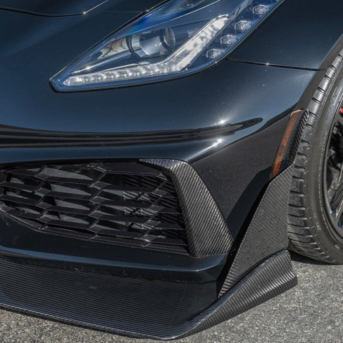 EOS Front Bumper Vent Brows - Carbon Fiber - C7 ZR1 Corvette EOS Front Bumper Vent Brows - Carbon Fiber - C7 ZR1 Corvette