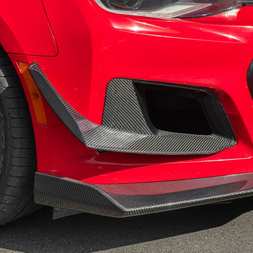 EOS Front Air Duct Bezels & Canards - Carbon Fiber - 2017+ Camaro ZL1