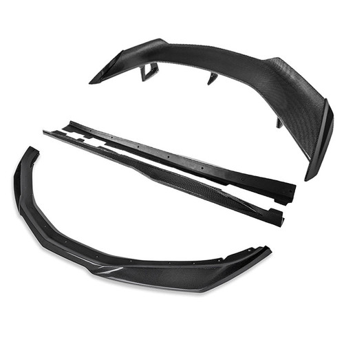 EOS ZL1 Style Full Body Kit with Rear Spoiler Camera - Carbon Fiber - 2016+ Camaro SS