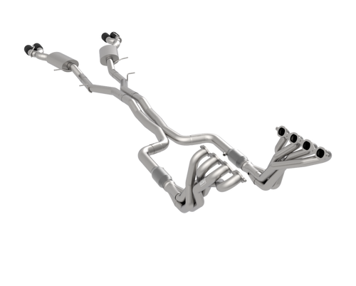 Kooks 1 7/8" Headers & Green Catted Catback Exhaust w. Black Tips - 16-19 Cadillac CTS-V