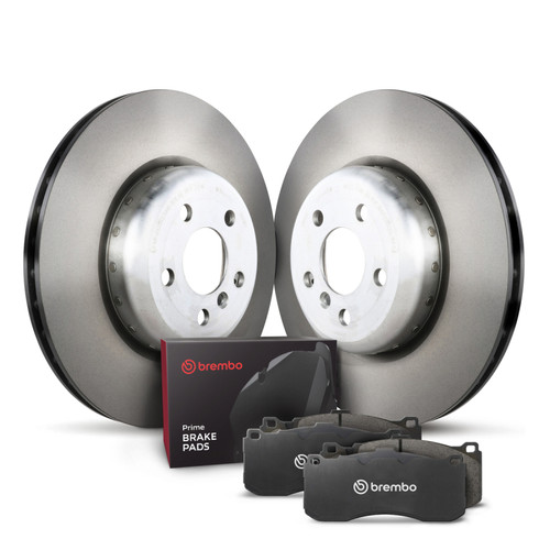 Brembo OE 10-17 BMW 535i GT/11-17 535i GT xDrive/11-15 740i/2015 740Ld xDrive Rear Disc Brake Kit - KT04506