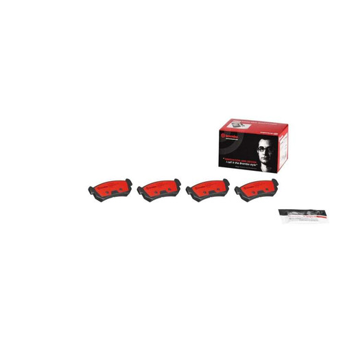 Brembo OE 04-06 Chevrolet Optra/Suzuki Forenza/05-06 Reno Ceramic Brake Pad - Rear - P10001N Photo - Primary