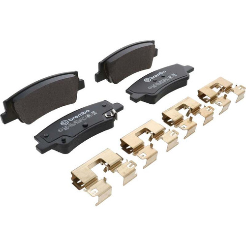 Brembo OE 21-24 Hyundai Sonata/22-24 Tucson/21-24 Kia K5/23-24 Sportage Low-Met Brake Pad - Rear - P30137 Photo - Primary