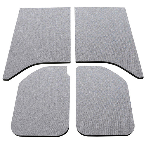 DEI 11-18 Jeep Wrangler JK 2-Door Boom Mat Headliner - 4 Piece - Gray - 50140