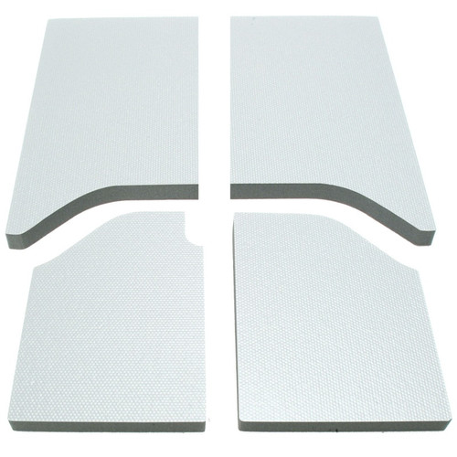 DEI 11-18 Jeep Wrangler JK 2-Door Boom Mat Headliner - 4 Piece - White - 50142