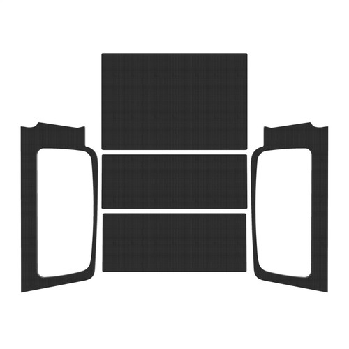 DEI 04-06 Jeep Wrangler LJ Unliminted Headliner Complete Kit - Black - 50601