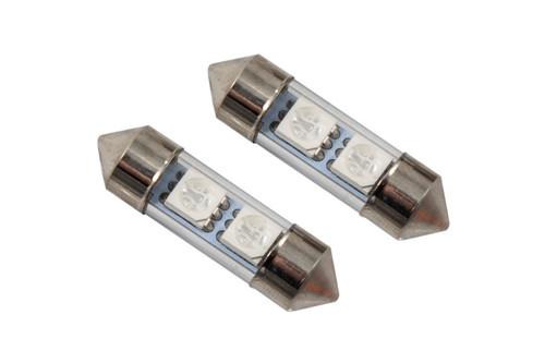 Diode Dynamics 31mm SMF2 LED Bulb - Green (Pair) - DD0068P
