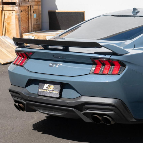 EOS Rear Gurney Flap - Hydro-Dip Carbon Fiber - 2024+ Mustang GT Performance EOS Rear Gurney Flap - Hydro-Dip Carbon Fiber - 2024+ Mustang GT Performance