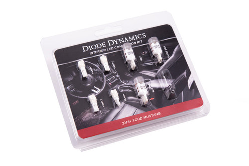 Diode Dynamics 18-19 Mustang Stage 1 Mustang Interior LED Light Kit - Cool - White - DD0359