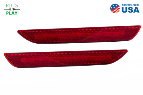 Diode Dynamics 15-21 EU/AU Ford Mustang LED Sidemarkers - Red (Pair) - DD5072