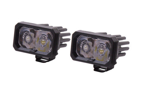 Diode Dynamics Stage Series 2 In LED Pod Sport - White Spot Standard ABL (Pair) - DD6398P