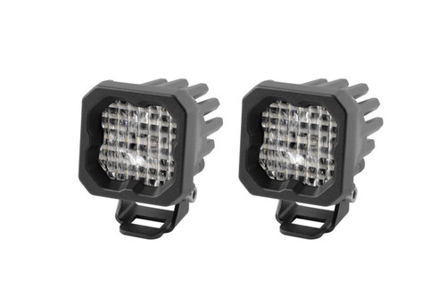 Diode Dynamics Stage Series C1 LED Pod Pro - White Wide Standard RBL (Pair) - DD6456P