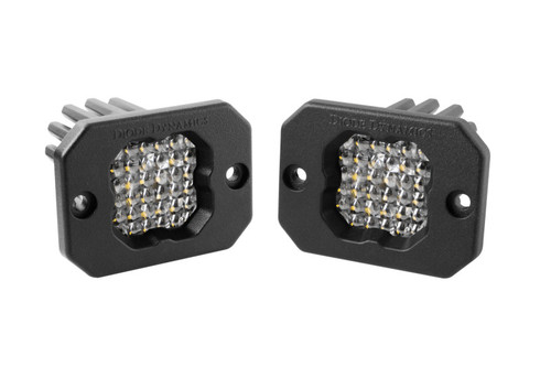 Diode Dynamics Stage Series C1 LED Pod Sport - White Flood Flush RBL (Pair) - DD6471P
