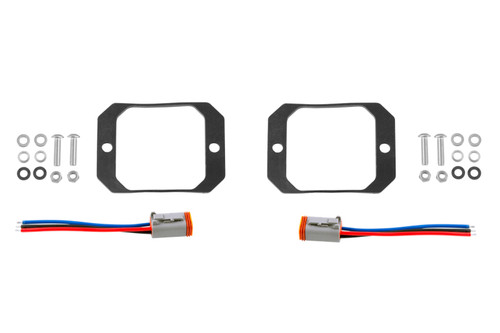 Diode Dynamics Stage Series C1 Flush Mount Mounting Kit (Pair) - DD6621P