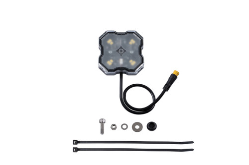 Diode Dynamics Stage Series Single Color LED Rock Light - White Diffused M8 (one) - DD7435